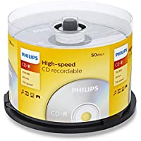 Philips Cd-R 80Min - 700 Mb - 52X Cakebox (50 Disc)